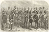 British Army Cavalry uniforms Lancers Horse Life Guards Dragoons Artillery 1856