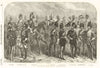 British Army Cavalry uniforms Lancers Horse Life Guards Dragoons Artillery 1856