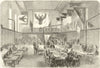 Sitting of the Crimean Board of Inquiry, Chelsea Hospital 1856 old print