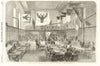 Sitting of the Crimean Board of Inquiry, Chelsea Hospital 1856 old print