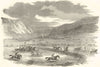 The Spring Race meeting before Sevastopol. Crimea 1856 old antique print
