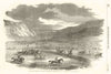The Spring Race meeting before Sevastopol. Crimea 1856 old antique print