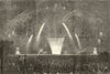 Crimean War. Peace Commemoration - The Fireworks in Victoria-Park. London 1856