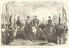 The allied commanders in the Crimea. Ukraine. Militaria 1856 old antique print