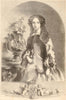 Her Imperial Majesty, Marie-Alexandrowna, Empress of Russia 1856 old print