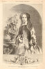 Her Imperial Majesty, Marie-Alexandrowna, Empress of Russia 1856 old print