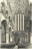 Glasgow Cathedral restored. Scotland. Churches 1857 old antique print picture