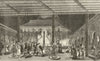 Murshidabad. Nizamat Imambara, during the Moharum. India 1858 old print