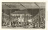Murshidabad. Nizamat Imambara, during the Moharum. India 1858 old print