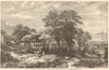 The Hay Harvest - by H. Jutsum. Farming. Fine Arts 1858 old antique print
