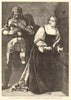 The bribe - by F. R. Pickersgill R. A. Militaria 1858 old antique print