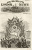 Queen Victoria's Visit to Birmingham - The Gunmakers arch, at Gosta Green 1858