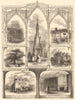 Enfield archaelogy church Raleigh House market cross Uvedale cedar Chantry 1858