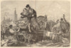 The fair at Seville, by J. A. Philip & R. Ansdell. Spain 1859 old print