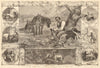 Burns centenary. In the field composing poem to a mountain daisy. Poets 1859