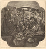 Omnibus life in London - from a picture by W. M. Egley. Transport 1859 print