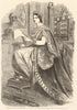 Opening of the new Parliament - Queen Victoria giving the speech. London 1859