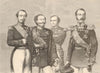 French Emperor, King of Sardinia, Prince Napoleon, Emperor of Russia 1859