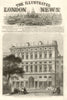 Offices of the Life Association of Scotland in Princes Street, Edinburgh 1859