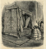 Gold bedstead presented to Queen Victoria by the Maharajah of Kashmir 1859