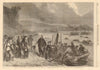 Sicilian Expedition. Garibaldi leaving Genoa on 5th of May. Italy 1860 print