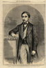 HRH the Prince of Wales (later King Edward VII). Portraits. Royalty 1860 print