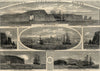 HMS Styx voyage. Minas Basin. Hantsport-St. John, New Brunswick. Canada 1860
