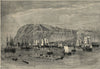 Progress of Prince of Wales (Edward VII) in Canada. Quebec 1860 old print