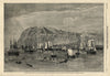 Progress of Prince of Wales (Edward VII) in Canada. Quebec 1860 old print