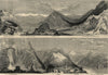 St. Gothard Pass panorama: Madonna del Sasso Magadino Airolo Devil's Bridge 1860