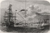 The Prince of Wales (later King Edward VII) landing at Quebec. Canada 1860