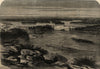 The city & river of Ottawa, from the Barrack Hill. New parliament buildings 1860