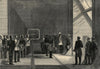 Prince of Wales completing Victoria Tubular Bridge St. Lawrence Canada 1860