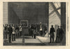 Prince of Wales completing Victoria Tubular Bridge St. Lawrence Canada 1860