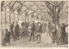 Tir National Vincennes Paris by J. A. Beauce. Rifle shooting 1860 old print