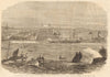 Isle of Man. Lieutenant-Governor Francis Pigott arriving in Douglas harbour 1861