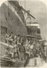 SS Great Eastern Mersey Canadian contingent soldiers embarking. Liverpool 1861