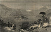 Isola San Giulio, Lago d'Orta. Italy. Lakes 1861 old antique print picture