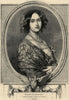 Her Majesty the Queen of Prussia, crowned at Kaliningrad. Royalty 1861 print