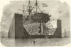 Floating pontoon by Messrs. Rennie & Son for the Government of Spain 1862