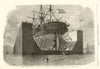 Floating pontoon by Messrs. Rennie & Son for the Government of Spain 1862