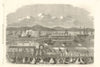 Laying the foundation stone of the Albert Harbour, Greenock. Scotland 1862