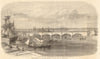 The Inverness & Ross-Shire Railway: River Ness viaduct. Scottish Highlands 1863