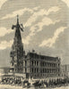 Prince of Wales (later Edward VII) visit to Halifax: Town hall. Yorkshire 1863