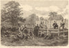 Australia v England shooting match Robin Hood 10 Sudbury range Derbyshire 1863