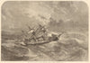 The Prince Consort in a gale, from an authentic sketch. Royal Navy. Ships 1863