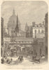 Ludgate Hill railway bridge. London, Chatham & Dover Railway Company 1863