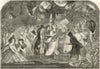 Lily's Ball. Fantasy 1863 old antique vintage print picture