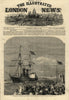 Garibaldi's arrival, Southampton on the Peninsular & Oriental steamer Ripon 1864