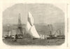Gravesend - Harwich ocean yacht match: Volante winning Cutters Prize. Essex 1864